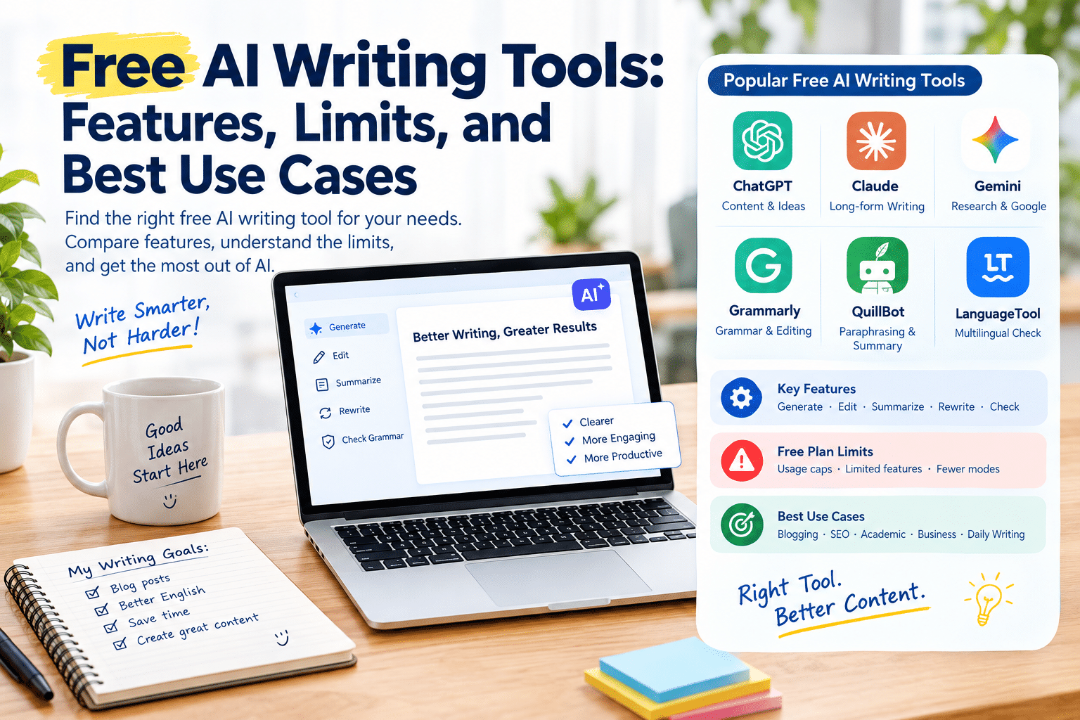 Free AI Writing Tools